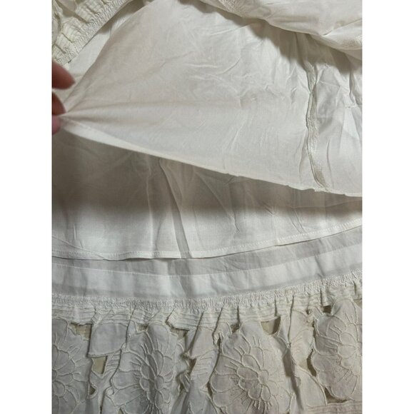 NWT ANTHROPOLOGIE  THE SOMERSET COLLECTION MAXI SKIRT: EYELET-HEM EDITION XL - Picture 8 of 11